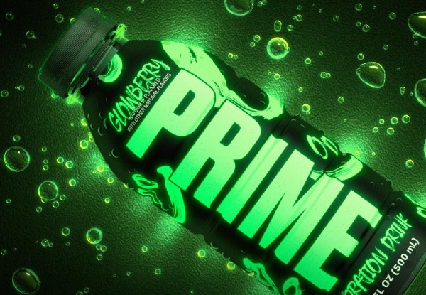 12-Pack Prime Hydration Drink in Glowberry - Elsewhere Pricing $599.88