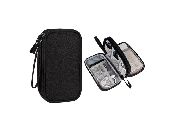 Portable Electronics Travel Bag - Four Colours Available