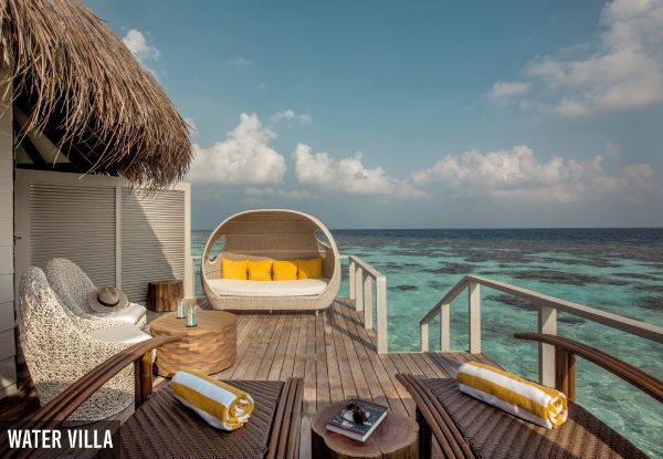 Five-Night Luxury Escape to the Maldives for Two People incl. Meals, Drinks, Transfers & Activities - Options for Beach Villa or Water Villa