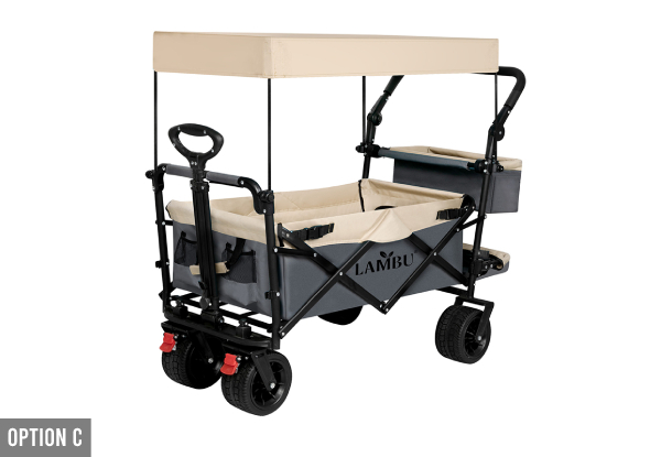 Lambu Outdoor Wagon Cart Range - Three Options Available