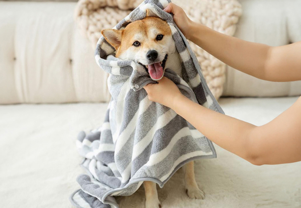Luxurious Pet Bathrobe Towel - Available in Four Colours & Three Sizes