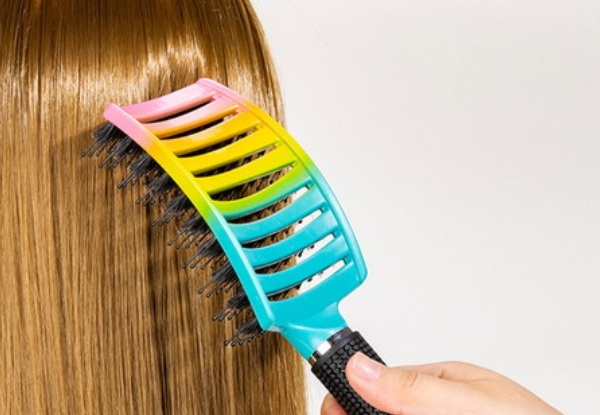 Boar Bristle Curved Hair Brush - Two Styles Available