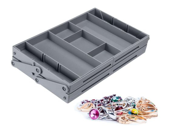 Two-Tier Smart Collapsible Drawer Organiser