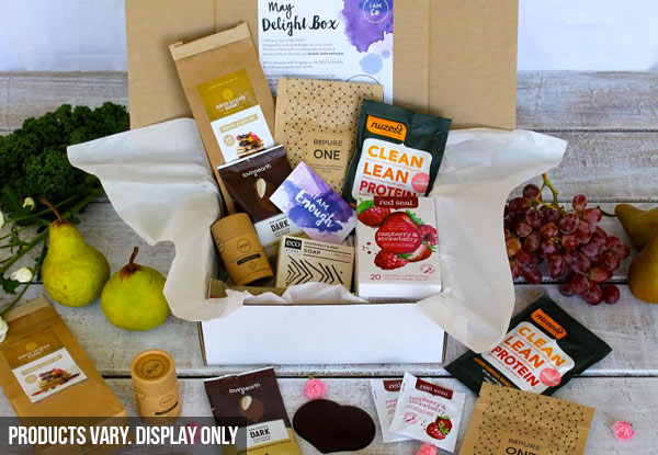 From $25 for a Delight Box Monthly Subscription with up to 10 Health Food & Natural Beauty Products – Options for One-, Three-, Six- or Twelve-Month Subscriptions (value up to $350)
