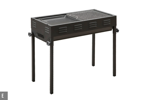 Charcoal BBQ Range - Eight Options Available