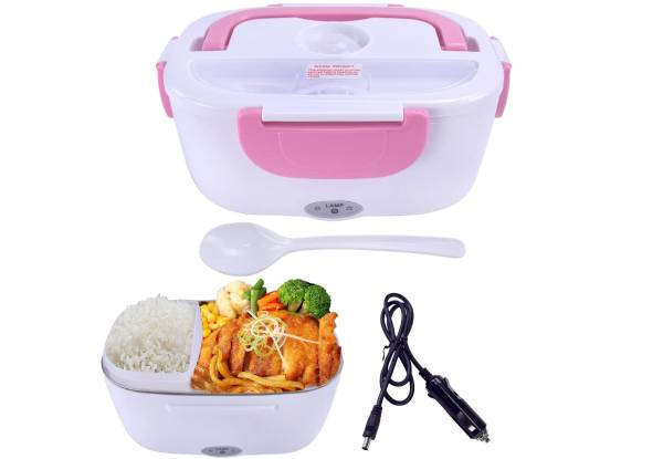 Car Plug Heating Lunch Box - Two Colours Available