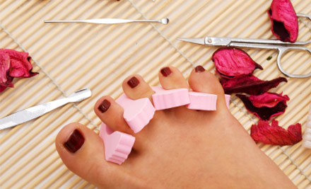$15 for a Manicure, $20 for a Spa Pedicure, or $30 for a Set of Acrylic Powder Nails (value up to $60)