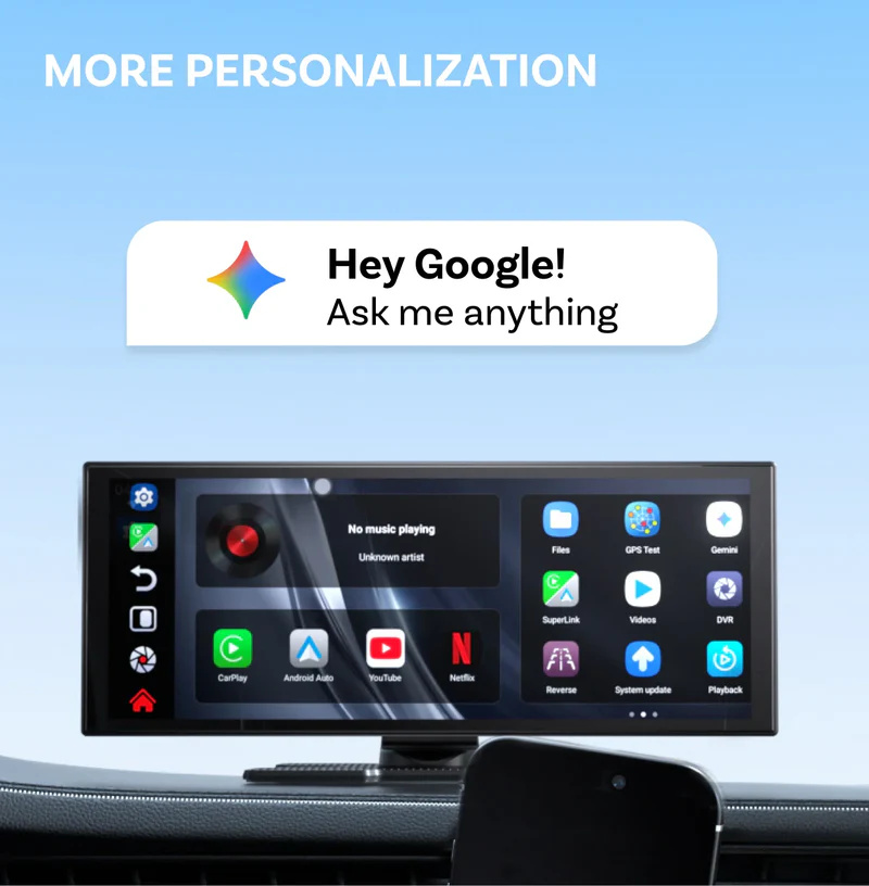 Ottocast OttoScreen AI Wireless CarPlay & Android Auto Display