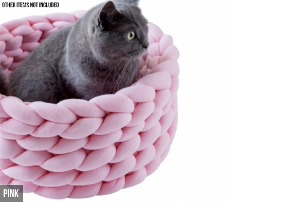 Small Knit Pet Bed - Five Colours Available with Free Delivery