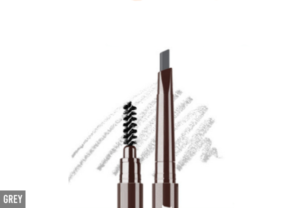 Ten-Piece Water Resistant Eyebrow Pencil with Brush - Available in Five Options