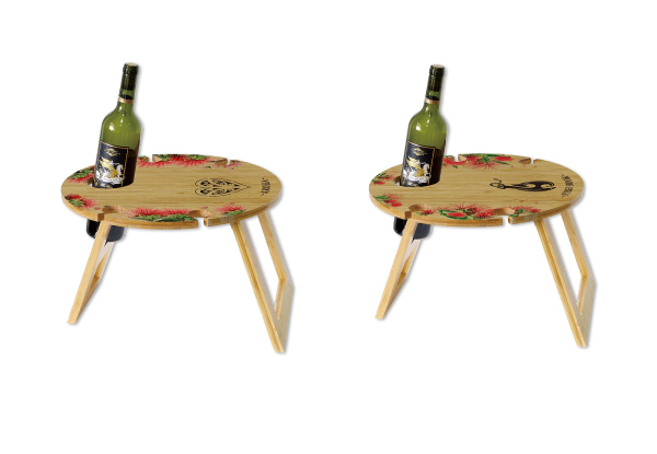 Bamboo Round Picnic Table - Four Options Available