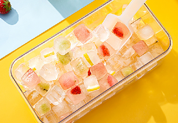 Two-Tier Ice Cube Tray with Lid