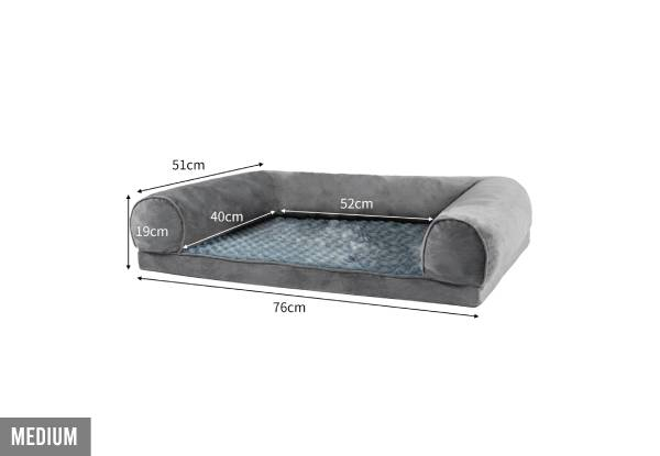 PaWz Pet Dog Warm Cushion Sofa - Available in Two Colours & Four Sizes