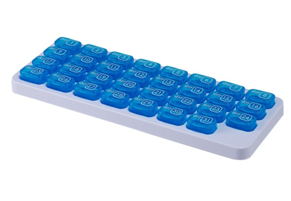 Monthly Pill Organiser - Four Colours Available