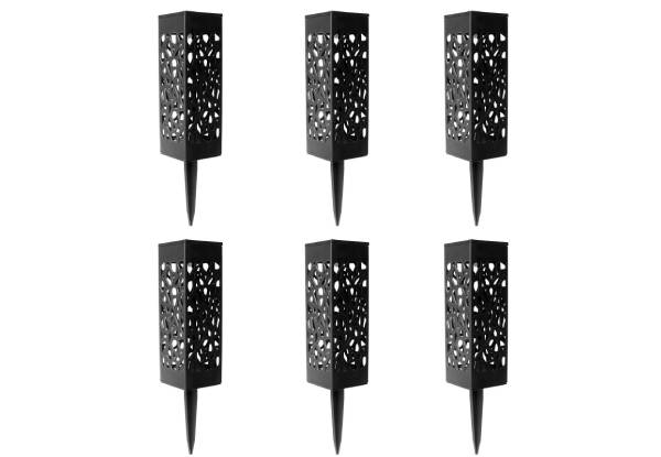 Six-Piece Solar-Powered LED Garden Lights