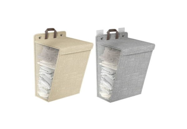 Foldable Laundry Basket Hamper - Available in Two Colours