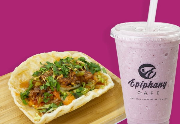 One Hawker Roll & One Regular Size Smoothie - Valid at Rotorua Location Only