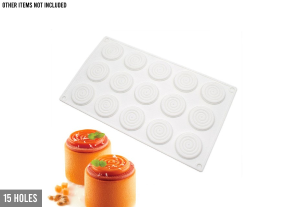 Spiral-Shaped Silicone Mould - Three Sizes Available