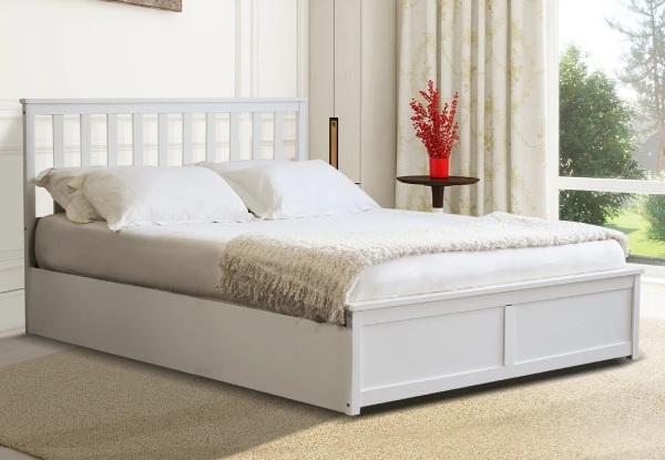 Atlantis Wooden Storage Bed Frame - Two Sizes Available