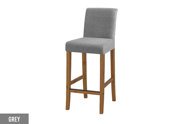 Barstool Jacquard Protective Cover - Available in Four Colours & Option for Four-Pack