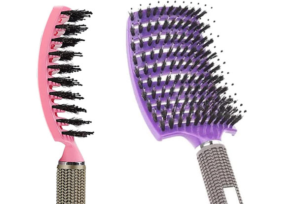 Detangling Bristle Hair Brush - Five Colours Available