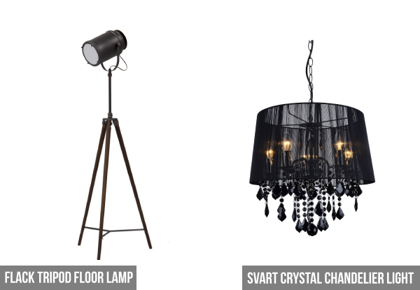 Decor Lamp Range - 11 Styles Available