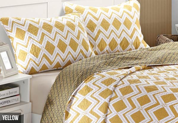 $79 for a Queen Quilt Set or $89 for a King Set - Four Colours Available (value up to $199)