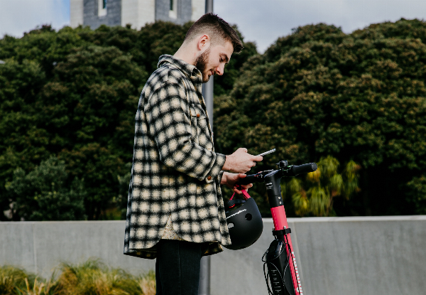 One-Hour Flamingo Scooter Credit for Wellington, Auckland or Christchurch - Option for Two Hours