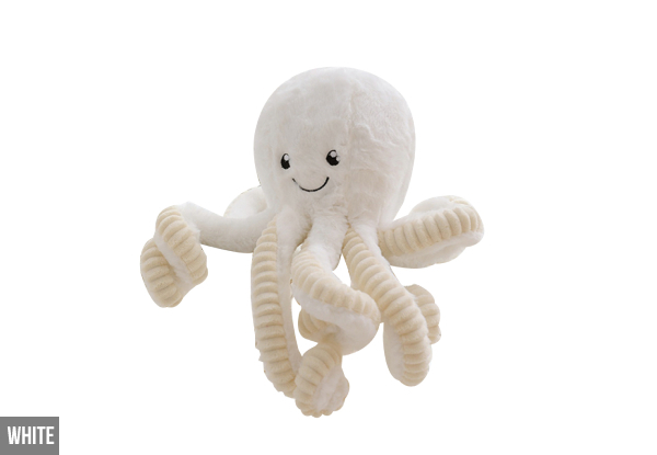 Octopus Plush Stuffed Toy - Five Colours & Four Sizes Available