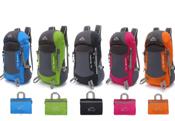 Lightweight Foldable Travel Backpack - Five Colours Available