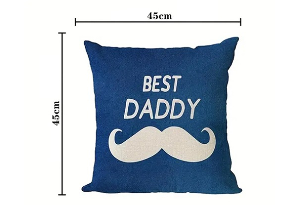 Four-Piece Happy Father's Day Cushion Covers