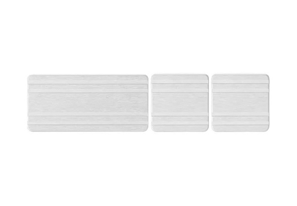 Three-Piece Water Absorbing Stone Tray - Available in Three Colours & Option for Two-Set