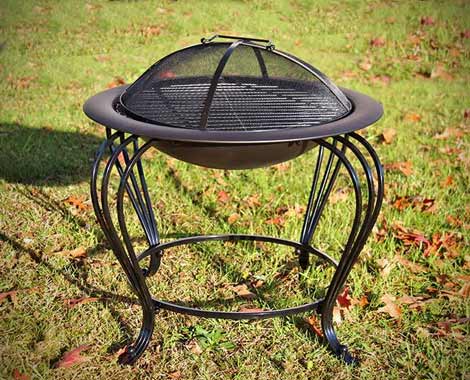 $99 for an Outdoor Fire Pit BBQ Stove with Grill