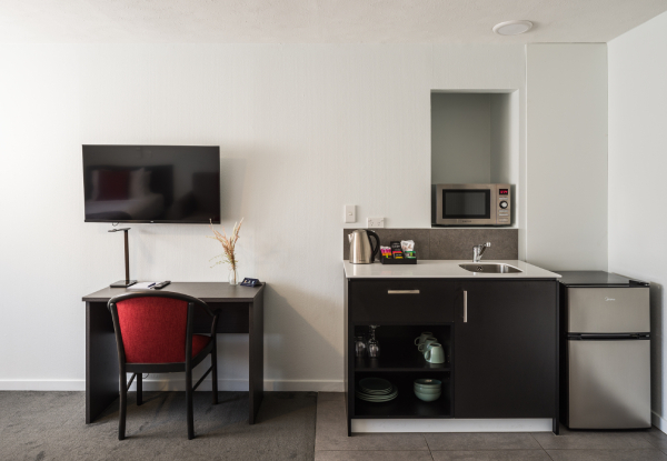 One-Night Christchurch Stay for Two People in a One-Bedroom Apartment with Late Check-Out