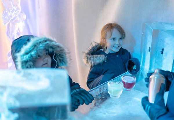 The Edge Ice Bar Minus 5º Antarctic Experience incl. Admission & Icy Cocktails or Mocktails for an Adult - Option for Child Admission incl. Mocktail