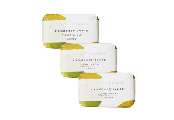 Three-Pack of Linden Leaves Pick Me Up Cleansing Bars