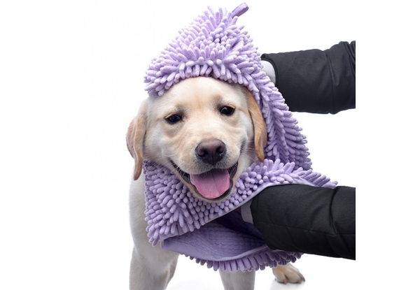 Quick Drying Dog Towel - Three Sizes & Three Colours Available