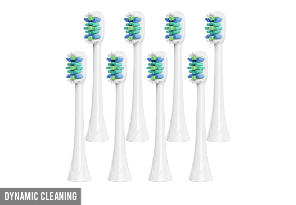 Eight-Piece Brush Heads Compatible with Philips Sonicare - Four Options Available