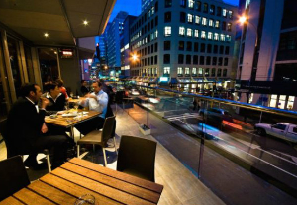 $60 Drink & Dining Voucher for Two People - Options for Up to Six People - Valid from the 3rd January 2018