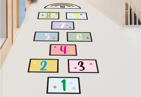 Children Game Floor Stickers - Three Styles Available