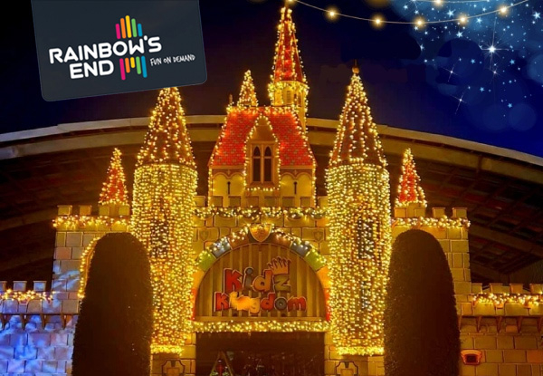 Rainbow's End July Winter Twilight Rides Pass - Option for Family Pass - Valid 30th June to 13th July 2023