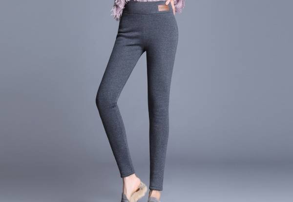 Fleece Lined Leggings - Two Colours & Four Sizes Available