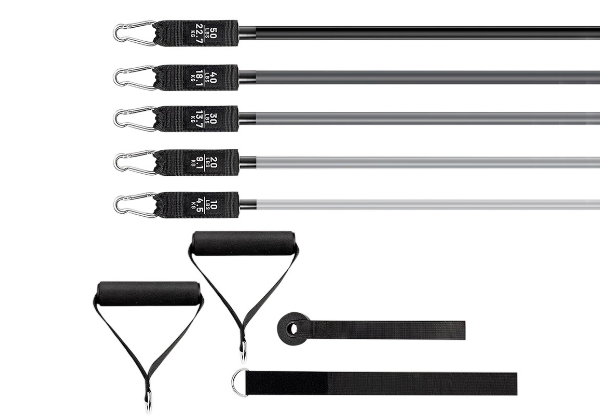 11-Piece Versatile Workout Resistance Band Set