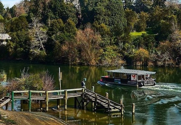 Weekend Two-Hour Waikato River Cruise incl. Cheeseboard for Two People