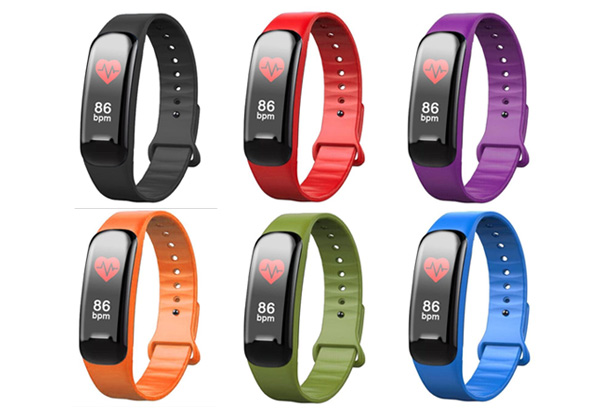 Fitness Tracker with Music Control - Available in Six Colours with Free Metro Delivery