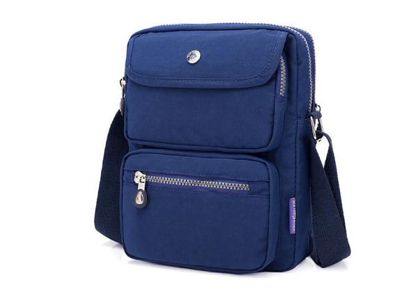 Water-Resistant Messenger Cross-Body Bag - Five Colours Available with Free Delivery