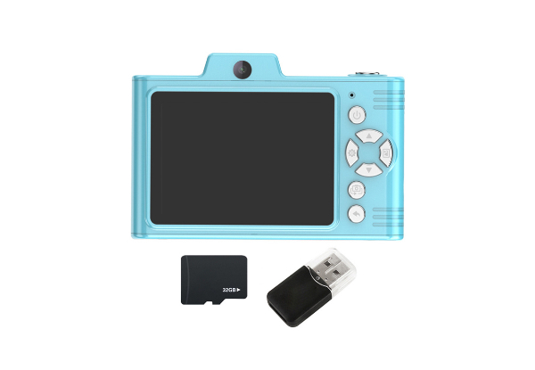 1080P HD Digital Camera with 32G Memory Card - Available in Four Colours