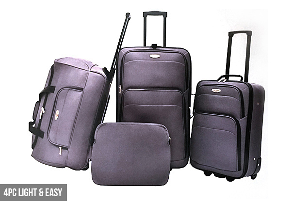 $85 for a Four-Piece Light & Easy Luggage Set