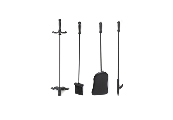 Traderight Four-Piece Fireplace Tool Set