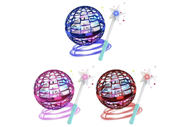 Hand Controlled Flying Orb - Three Colours Available & Option to incl. Magic Wand